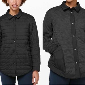 Lululemon Switch Please Reversible Shacket Black Size 8
